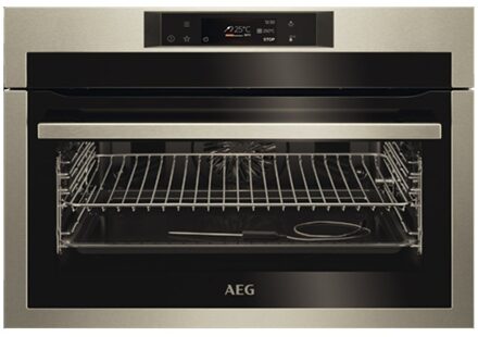 AEG KPE742280M Inbouw oven Grijs