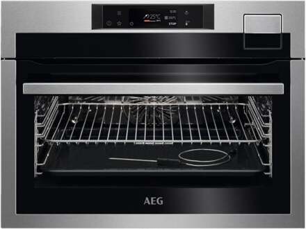 AEG KSE792280M Inbouw combi stoomoven Grijs