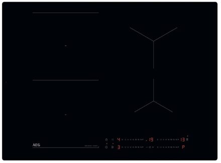 AEG NIO74B00CB met GRATIS pannenset ''A3SS'' Zwart