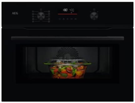 AEG NKO5N401B met GRATIS airfry rooster "A9OOAFWM" Zwart