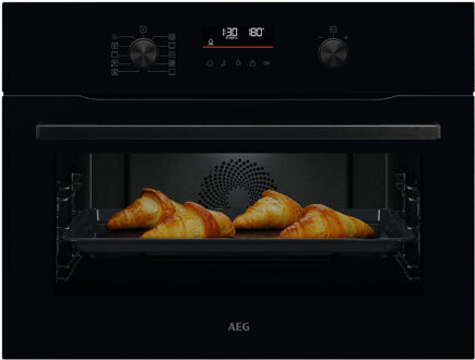 AEG OA5PK40K Inbouw combi stoomoven Zwart