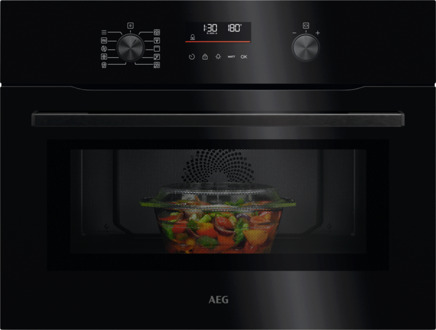 AEG OO5NK40K Inbouw combimagnetrons Zwart