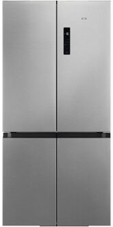 AEG RMB952D6VU Amerikaanse koelkast Zilver