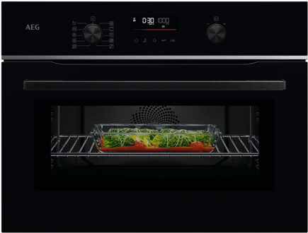 AEG TK6NK50FB Inbouw oven met magnetron Zwart