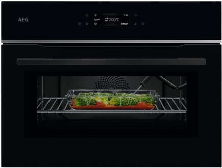 AEG TK8NK621B Inbouw oven met magnetron Zwart