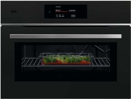 AEG TK8NK72FT Inbouw oven met magnetron Zwart