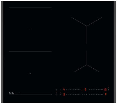 AEG TO64IB0BFB Inductie kookplaat Zwart