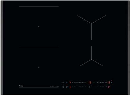AEG TO74IB0BFB Inductie kookplaat Zwart
