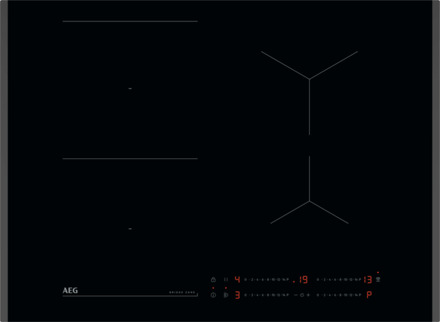 AEG TO74IB0BFB Inductie kookplaat Zwart