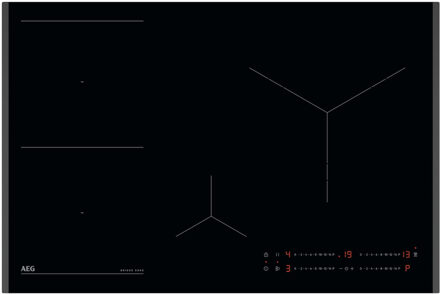 AEG TO84IU0FFB Inductie kookplaat Zwart