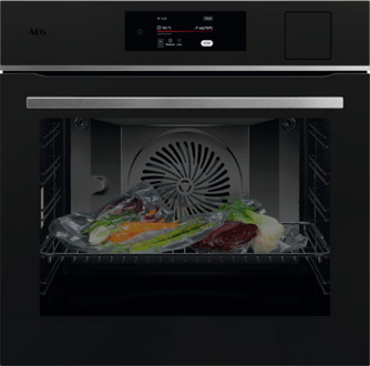 AEG TP8SB73FAT Inbouw combi stoomoven Zwart