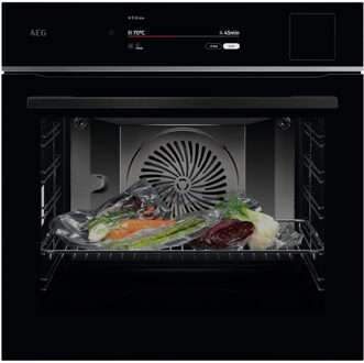AEG TP9SB831AB Inbouw combi stoomoven Zwart