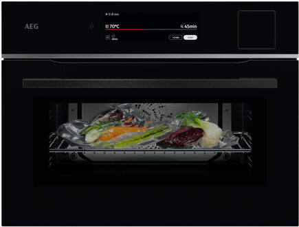 AEG TP9SK821B Inbouw combi stoomoven Zwart