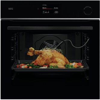 AEG TR7PB73FSB Inbouw combi stoomoven Zwart
