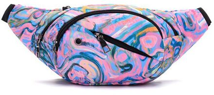 Aelicy Mode 3d Printing Heuptas Packs Mannen Vrouwen Heuptas Vrouwen Fanny Packs Riem Bum Bag Taille Packs voor Mannen