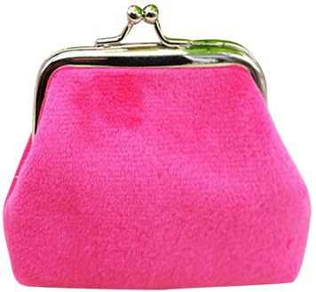Aelicy Snoep Kleur Afdrukken Vrouwen Portemonnee Womens Corduroy Kleine Portemonnee Houder Portemonnee Clutch Handtas Tas heet roze
