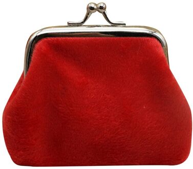 Aelicy Snoep Kleur Afdrukken Vrouwen Portemonnee Womens Corduroy Kleine Portemonnee Houder Portemonnee Clutch Handtas Tas Rood