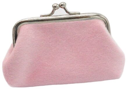 Aelicy Snoep Kleur Afdrukken Vrouwen Portemonnee Womens Corduroy Kleine Portemonnee Houder Portemonnee Clutch Handtas Tas Roze