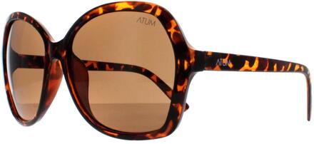 Aelius C2 glanzend havana bruin gradiënt zonnebril