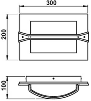 Ällin buitenwandlamp in landhuisstijl bruin brons / oud-messing