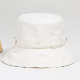 Aelnng Zomer Zon Emmer Hoeden Vrouwen Panama Fold Strand Zonnehoed Casual Katoen Outdoor Reizen Hoed A8037 Beige