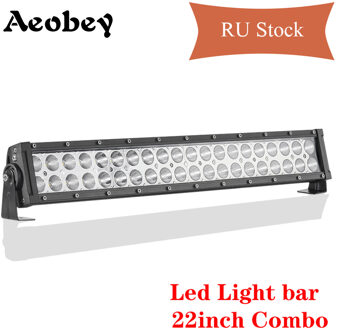 Aeobey 22 Inch Led Licht Bar 120W Combo Dual Rij Rijden Licht Offroad Led Bar Verlichting Auto Tractor vrachtwagen 4X4 Suv Atv 12V 24V