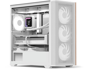 AeroCool D301A V2 wit/hout