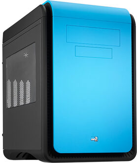 AeroCool Dead Silence Cube Blue Window Edition