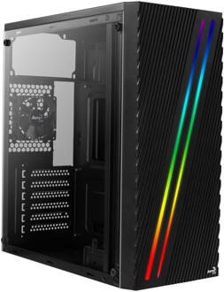 AeroCool Streak Midi Tower Zwart