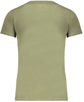 Aeronautica Militare Crew Neck T-shirt Ae31103 Salie Groen