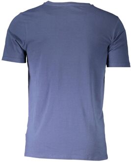 Aeronautica Militare Korte Mouw Crewneck T-shirt - maat L Middelblauw