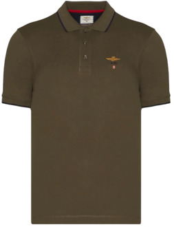 Aeronautica Militare Polo Shirt Aeronautica Militare , Green , Heren - Xl,L,M