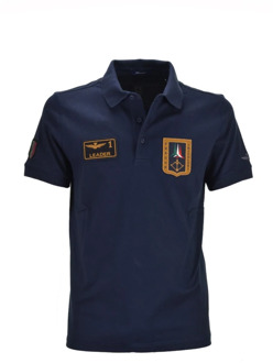 Aeronautica Militare Polo Shirts Aeronautica Militare , Blue , Heren - 2Xl,Xl,L,M,4Xl
