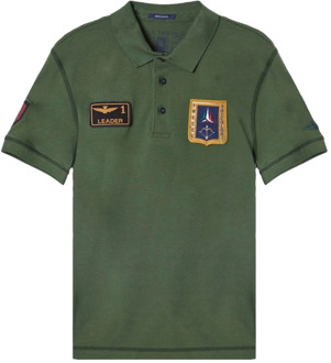 Aeronautica Militare Polo Shirts Aeronautica Militare , Green , Heren - 2Xl,L,M,S