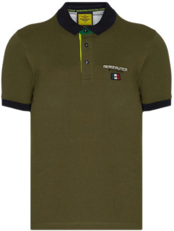 Aeronautica Militare Polo Shirts Aeronautica Militare , Green , Heren - 2Xl,Xl,L,M,S,4Xl