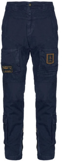Aeronautica Militare Rechte spijkerbroek Aeronautica Militare , Blue , Heren - 2Xl,S,5Xl