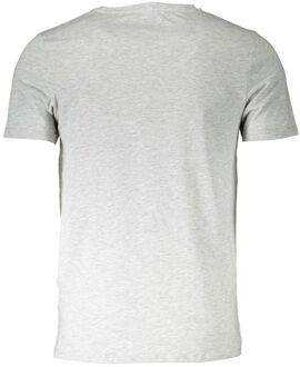 Aeronautica Militare Ronde Hals Korte Mouwen T-Shirt Lichtgrijs - 2XL