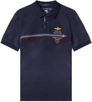 Aeronautica Militare Shirts Aeronautica Militare , Blue , Heren - 2Xl,Xl,L,M,3Xl,4Xl