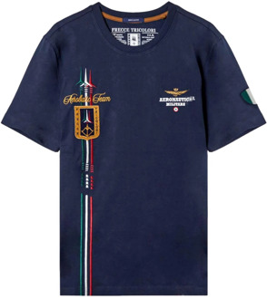Aeronautica Militare Shirts Aeronautica Militare , Blue , Heren - L,M,4Xl