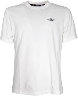 Aeronautica Militare Shirts Aeronautica Militare , White , Heren - 2Xl,L,M,S,4Xl,3Xl