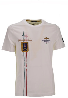Aeronautica Militare T-Shirts Aeronautica Militare , White , Heren - 2Xl,Xl,L,M,3Xl