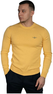 Aeronautica Militare T-Shirts Aeronautica Militare , Yellow , Heren - 2Xl,Xl,L,M,S