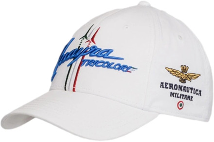 Aeronautica Militare Tricolor Arrows Baseball Cap Wit Aeronautica Militare , White , Unisex - ONE Size