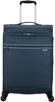 Aerospin Spinner M Exp indigo zachte koffer lichtgewicht koffer Blauw - H 69 x B 43 x D 29 cm