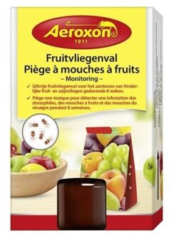 Aeroxon fruitvliegenval 40 ml - Fruitvliegjes vangers - Insectenbestrijding