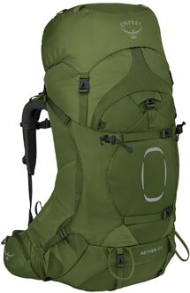 Aether 65 Backpack S/M mustard green Groen - H 80 x B 40 x D 28 cm
