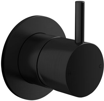 Afbouwdeel Inbouw Douchemengkraan Hotbath Cobber 1-hendel Mat Zwart