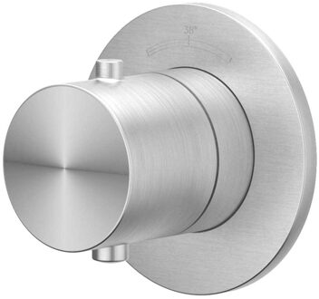 Afbouwdeel IVY Concord Doorstroom inbouwstopkraan Symmetry Met Rond Rozet Geborsteld RVS316