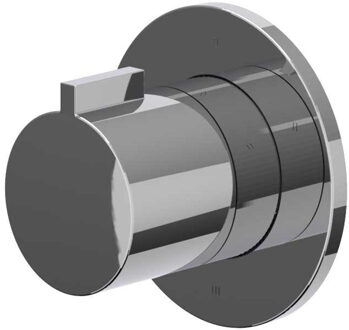 Afbouwdeel IVY Pact 3-Weg Stop-Omstel Symmetry Met Rond Rozet Chroom
