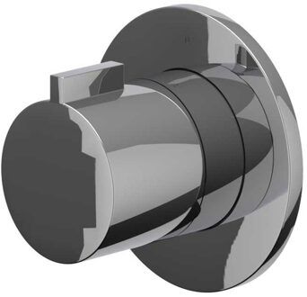 Afbouwdeel IVY Pact Flow-Through Stopkraan Symmetry Met Rond Rozet Chroom IVY